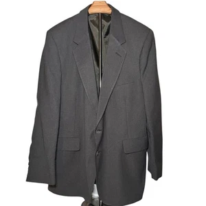Tuta vintage Levi Strauss Co Business Class 2 bottoni grigio 44R blazer cappotto uomo - Foto 1 di 10