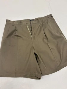Pantalones Cortos Dockers Khakis Plisados Para Hombre Talla W 34 Tostado Oscuro - Imagen 1 de 3