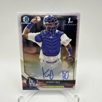Keibert Ruiz 2018 Bowman Chrome 1st Certified Autograph RC CPA-KR - Image 1 of 2