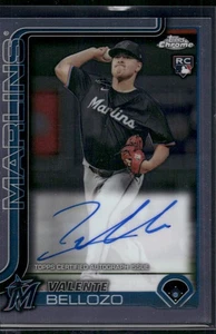 2025 Topps Chrome Valente Bellozo RC Auto - Picture 1 of 2
