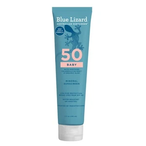 Blue Lizard BABY Mineral Sunscreen SPF 50+ Zinc Oxide Fragrance-Free 5oz - Picture 1 of 7