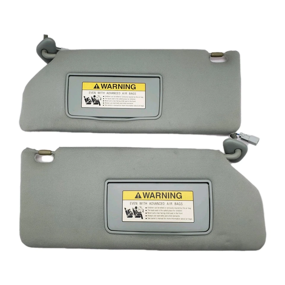 Juego de parasoles Honda Odyssey 2005-2010 lado conductor pasajero con luces gris Foto 1 de 4