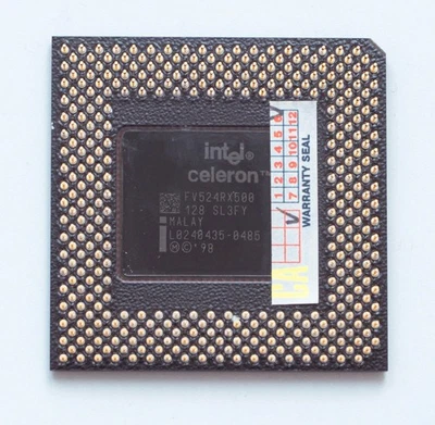 Socket 370 CPU - Intel Celeron 533 - 533Hz - SL3FY - Mendocino - TESTED - Image 1 of 2