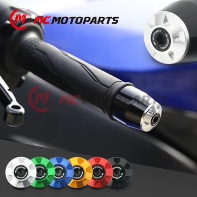 STORM CNC Silver Handle Bar Ends For Suzuki Burgman 250/400/650 Skywave 12 13 14 - Imagem 1 de 4