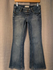 Topshop Moto Y2K Flares Jeans Size 8 30" Leg Low Waist Vintage Retro C17 - Picture 1 of 11