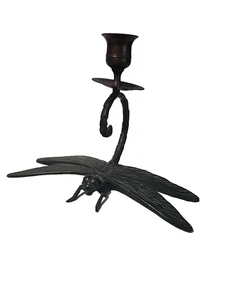 SPI San Pacific Korea Dragonfly Candlestick 8W X 6H X 5L - Picture 1 of 6