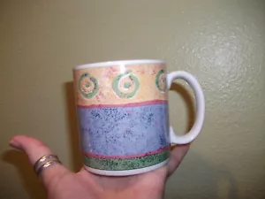 Sakura Malaga 1995 Coffee Mug Stoneware Sue Zipkin Design FREE SHIPPING - Picture 1 of 6