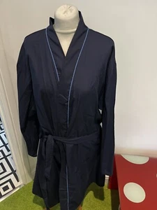 MENS INSIGNIA DRESSING GOWN ROBE GC SAYS LARGE POLY COTTON BLEND - Picture 1 of 3