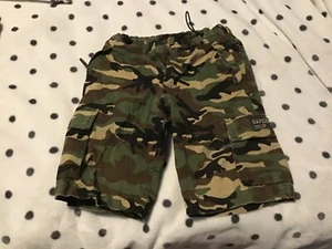 gap kids XS 4 utility shorts new no tags green cameo  - Picture 1 of 8