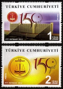 TÜRKEI POSTFRISCH 2012 150 Jahre Rechnungshof - Bild 1 von 1