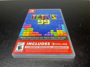 Tetris 99 Nintendo Switch  w/ Online Membership (US Ver.)🔥RARE🔥Factory Sealed - Picture 1 of 4