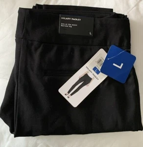 Hilary Radley Pantaloni donna pull-on gamba stretta ponte neri grandi - Foto 1 di 2