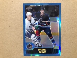 2001-02 Daniel Sedin Topps refractor cromado # 63 canucks - 2do año patio - casi nuevo - Imagen 1 de 12