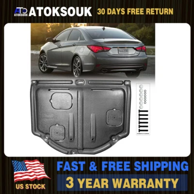 Protector contra salpicaduras del motor delantero para Hyundai Sonata 2012-2013 Foto 1 de 4