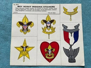 Vintage Pfadfinder Abzeichen Aufkleber - Bild 1 von 1