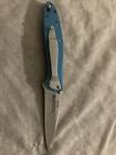 Kershaw Ken Onion Leek 1660Teal Knife Assisted Open Excellent Condition Made Usa