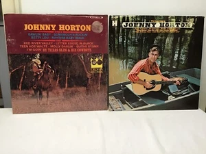 2 Vintage Johnny Horton Vinyl LP's- Johnny Horton Sings & The Legendary Johnny - Picture 1 of 17