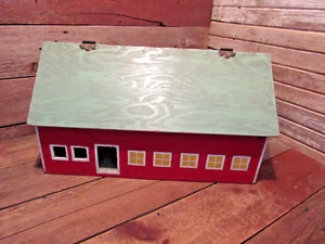 Vintage LARGE Children Wooden Barn Toy - Picture 1 of 14