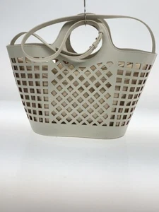 HEREU Other Leather Mesh Handbag Bag -- Cream Used Excellent Condition Japan - Picture 1 of 7