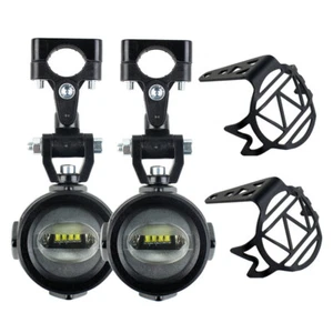 Luces antiniebla LED auxiliares con cubiertas aptas para moto R1200GS F800GS K1600 - Imagen 1 de 12