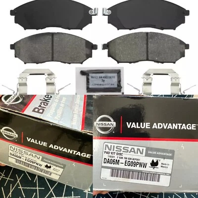 Pastillas de freno delanteras genuinas Nissan/Infiniti Da06M-EG09PNW ✨Frenos x2 NUEVOS Foto 1 de 4