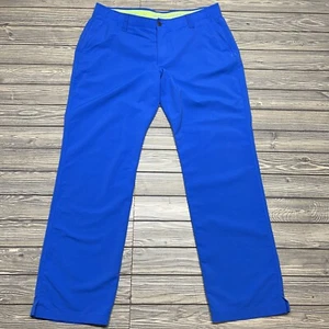 Under Armour Mens Blue Lightweight Performance Stretch Golf Pants Sz 40x34 - Picture 1 of 5