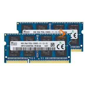 16 GB Hynix 2X 8 GB 8G DDR3L 1600 MHz PC3L-12800 SODIMM memoria portátil 1,35 V” - Imagen 1 de 7