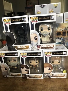 Nuevo Lote De 5 Películas Funko Pop Abovedadas Señor De Los Anillos Nazgul Saruman Gandalf + - Imagen 1 de 20