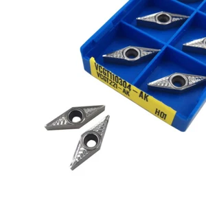 10pcs KinRite VCGT 11T304-AK VCGT 221-AK H01 Aluminum Inserts - Picture 1 of 6