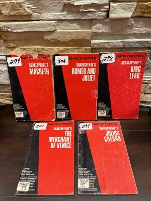 Lot of 5 Monarch Notes- 1963 - 1966 - Image 1 of 4