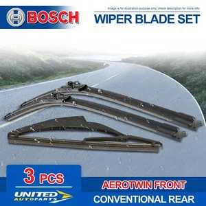 Bosch Aerotwin Plus Wiper Blade Set for BMW i 3 I 01 11/2013-onward - Picture 1 of 3