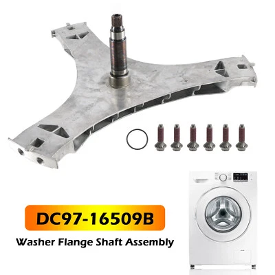 Washer Flange Shaft Assembly for Samsung DC97-16509B DC60-40137A DC69-00804A - Image 1 of 4