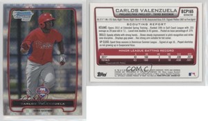 2012 Bowman Chrome Prospects Retail X-Fractor Carlos Valenzuela #BCP165
