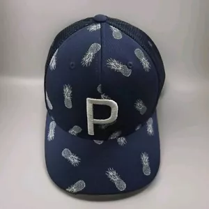 Puma Pineapple Trucker P Cap Hat - One Size Fits All - Blue / Grat SML - Picture 1 of 6