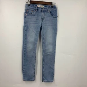 Levi's Boys 512 Slim Taper Classic 5 Pocket Fit Jeans in Sin City Blue Size 10 - Picture 1 of 10