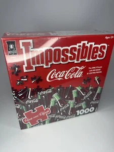 BePuzzled Impossibles Coca Cola 1000 Piece Puzzle - New & Sealed - Picture 1 of 2
