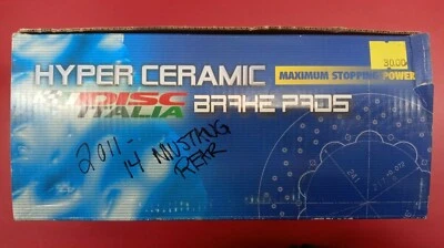Pastillas de freno Disc Italia Hyper Ceramic/Pastillas traseras Ford Mustang 2011-2014/#HC1465 Foto 1 de 4