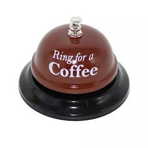 Anillo de campana de llamada de servicio para una cafetería estación mostrador escenario fiesta campana - Imagen 1 de 8