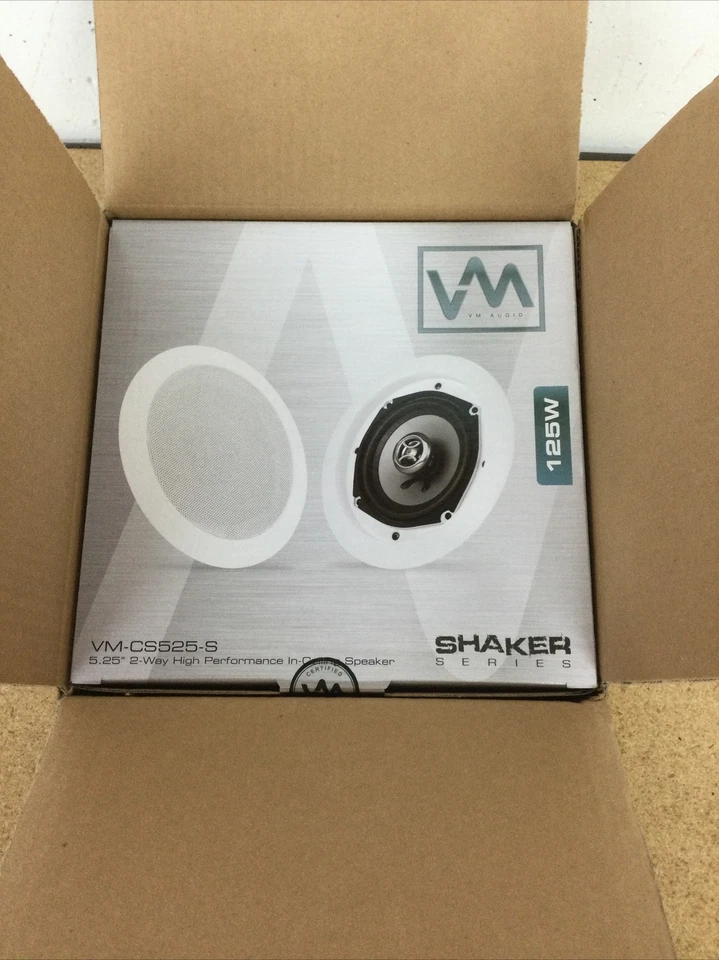 VM Audio 125W Shaker Series 2way In-ceiling Speaker VM-CS525-S - Image 1 of 2