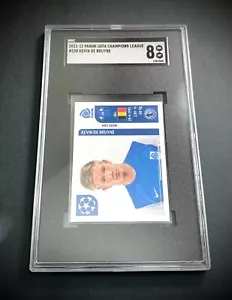 2011-12 Panini UEFA Champions League Stickers Kevin De Bruyne Rookie RC SGC 8 - Picture 1 of 2