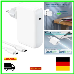 MacBook Pro Premium Ladegerät für MacBook Air, M1/M2/M3, 70W USB-C-Netzteil m... - Bild 1 von 9