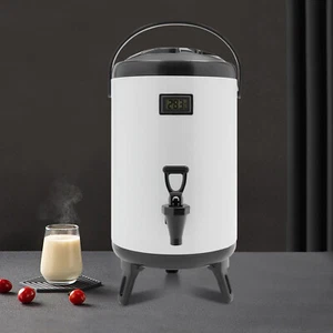 10L Insulated Beverage Dispenser Stainless Steel Cold&Hot Drink Water Dispenser - Picture 1 of 23