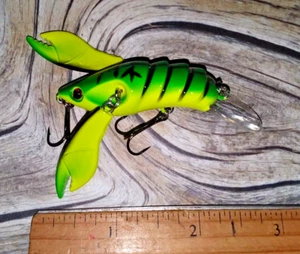 #C SEASKY Tackle Co. 2 1/2" Crawfish FCPM20-343-3 GRA robuster ABS Köder - Bild 1 von 9