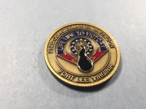 US Army Challenge Coin -262nd Quartermaster Battalion Ft. Lee, Virgina - Picture 1 of 5