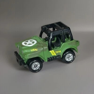 Micro Machines Vehicle Army Jeep Off Road Stealth Green Camo 1989 Galoob Vintage - Image 1 of 4
