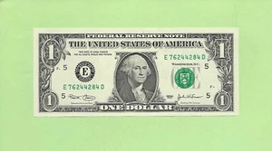 2003 ..UNCIRC $1 E 7624 4284 D .... 2003 $1 E-D NICE NOTE FRN - Picture 1 of 2