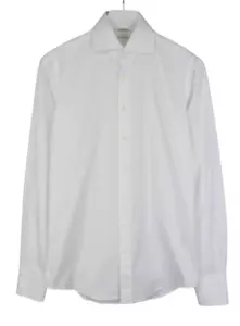 SUITSUPPLY Cotton Stretch Extra Slim Fit Formal Shirt Men's 40L / 15 3/4L White - Picture 1 of 11