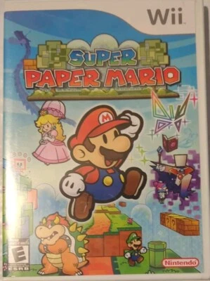 Super Paper Mario (Nintendo Wii, 2007) CLEAN SEALED free shpg & insrnc - Image 1 of 4