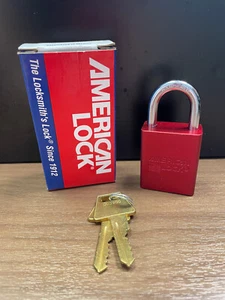 American Lock Safety Series Padlock A1105RED KD - Picture 1 of 5