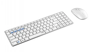 * Rapoo 9300M kabelloses Multi-Mode Deskset Tastatur & Maus weiß QWERTZ (DE) - Bild 1 von 4